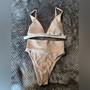 Aerie Shine Ribbed Bikini